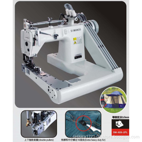 High Speed Feed of The Arm Chainstitch Machine for Two and Three Needle (SM-927/928PL)